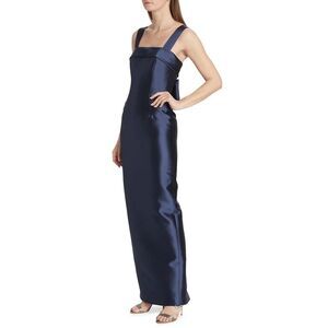 Alexia María Brigitte Bow-Embellished Column Gown Size US2 $1625